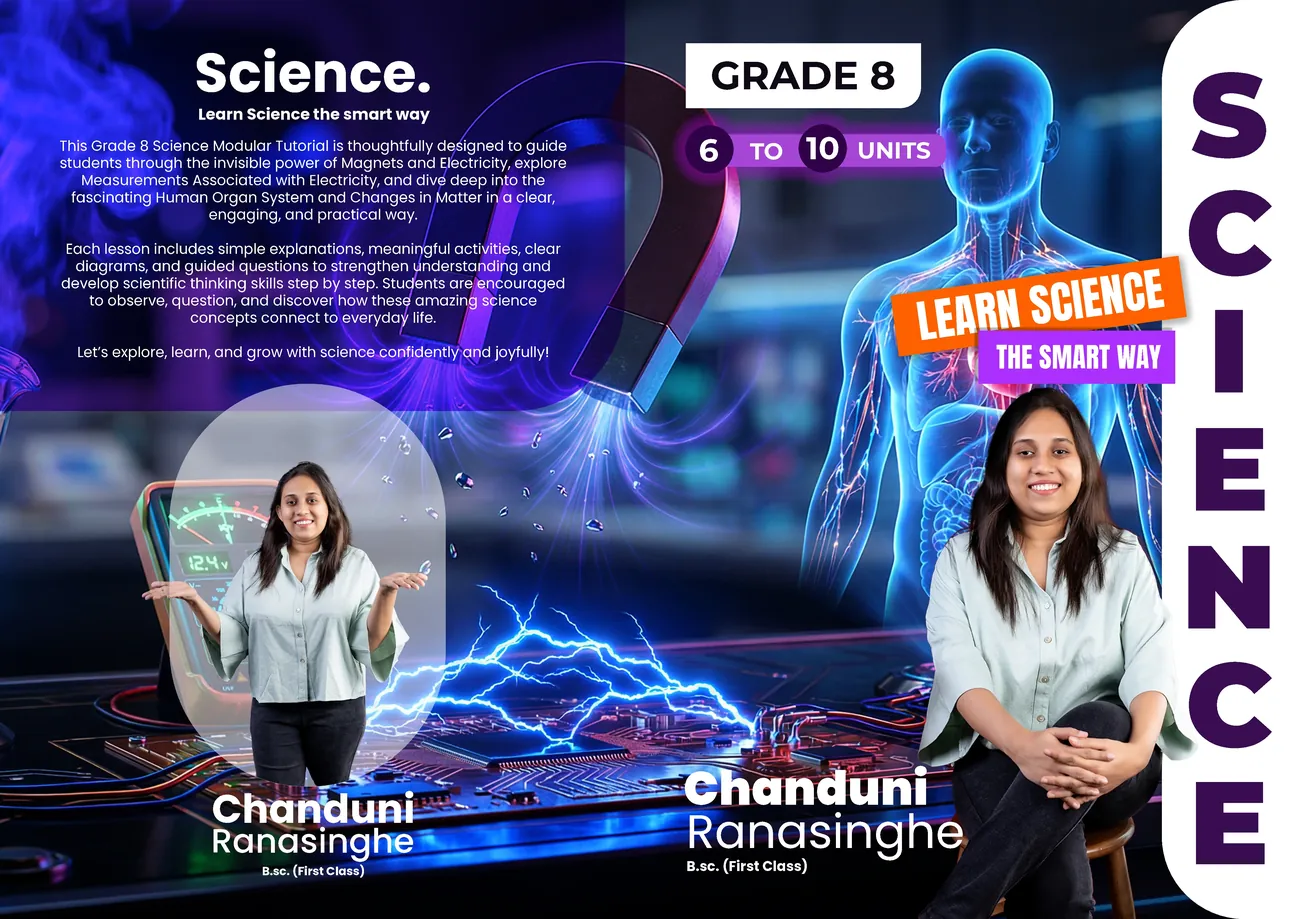 Grade 8 Science Workbook cover
