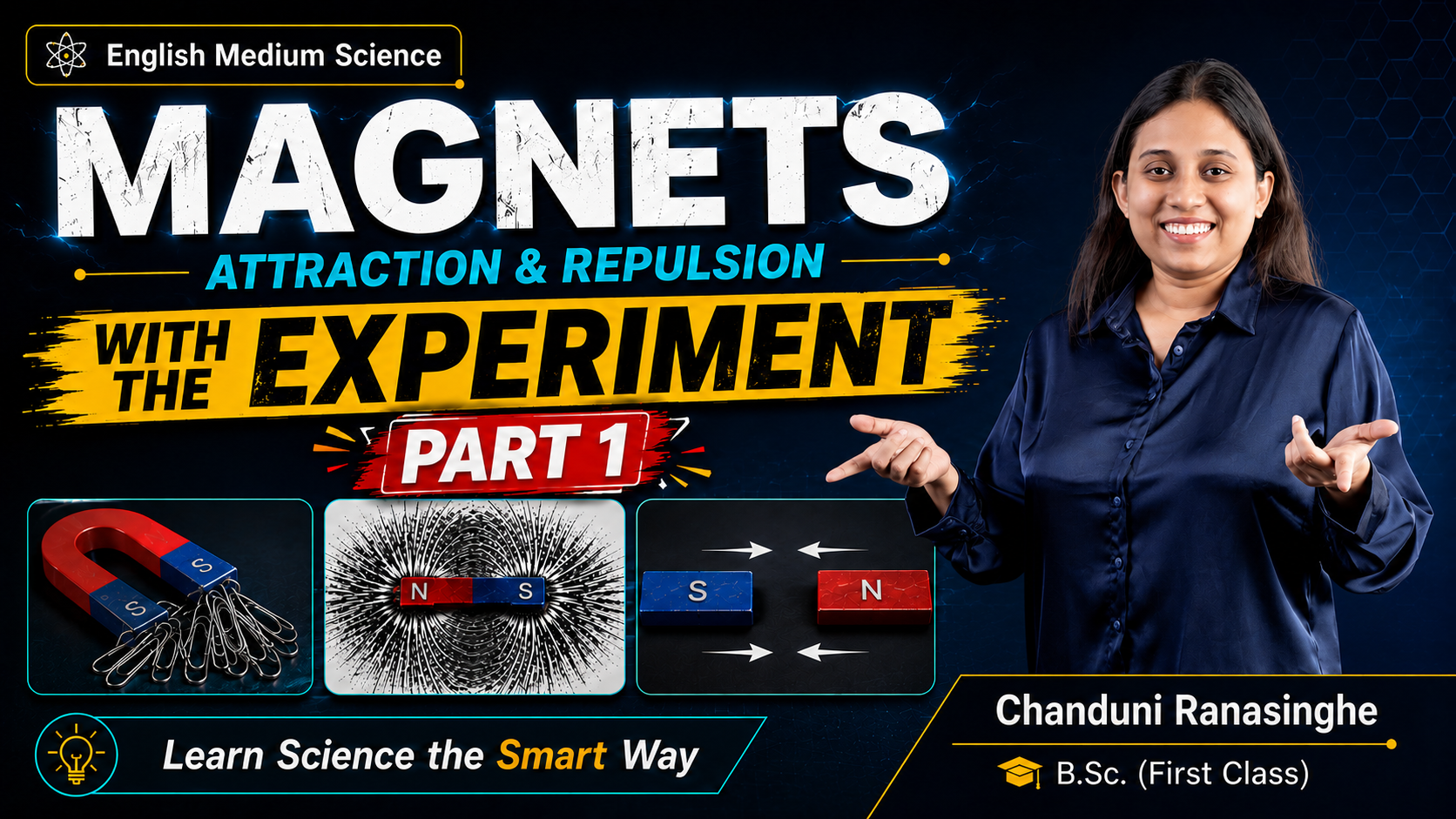 Magnets: Attraction & Repulsion with Experiments – Part 1 | Full Lesson