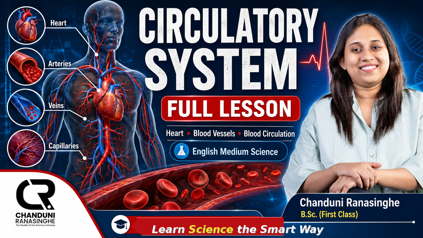  Blood Circulatory System Full Lesson ❤️ | English Medium Science