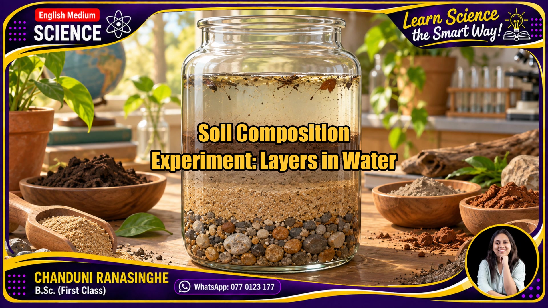 Soil Composition Experiment Full Lesson 🫙 | English Medium Science