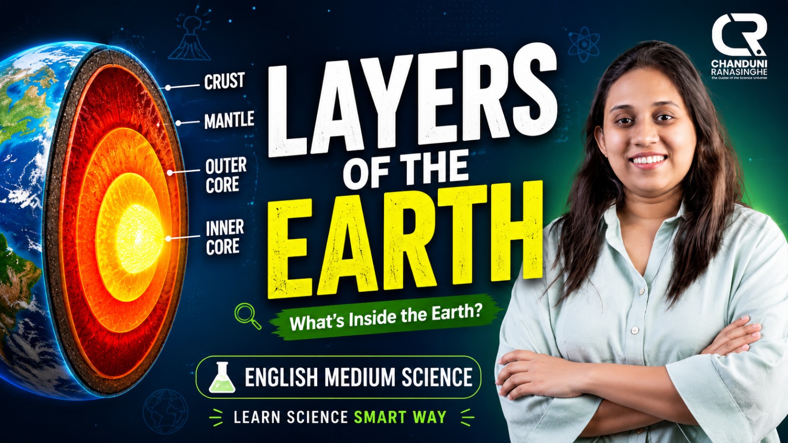🌍 Did you know the Earth has different layers beneath our feet?